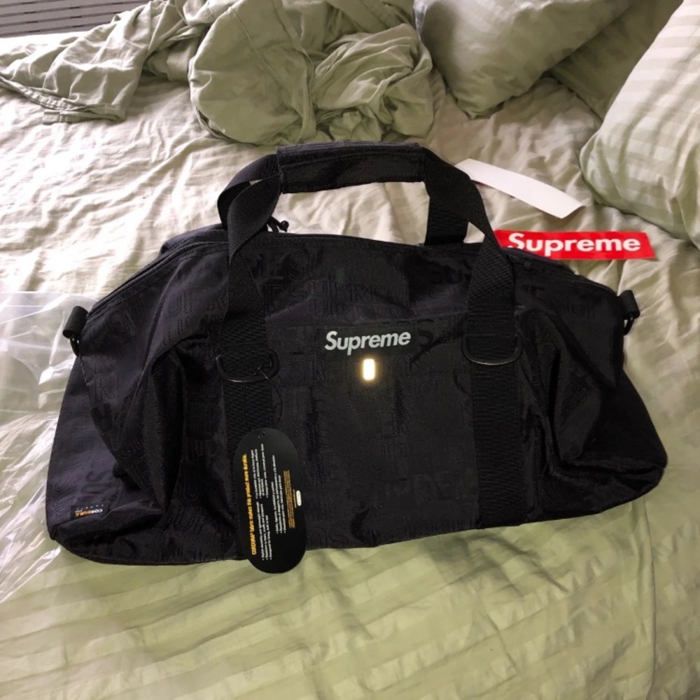 Black Supreme Duffle Bag - Picture 1 of 5